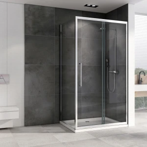 Душевой уголок Abber Schwarzer Diamant 100х80 AG30100H-S80